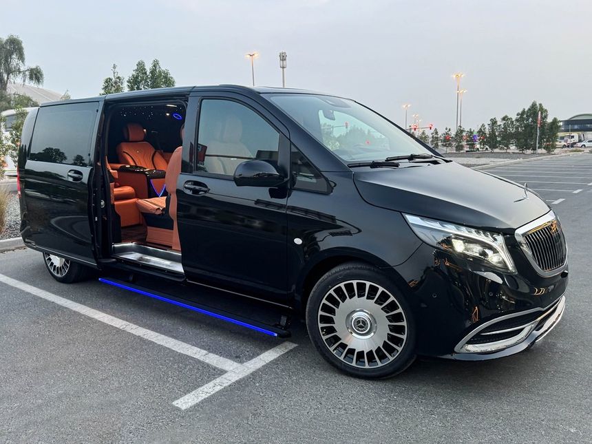 Mercedes 16-Seater luxury side view